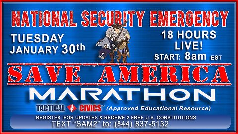 NOW LIVE - NATIONAL SECURITY EMERGENCY BROADCAST!