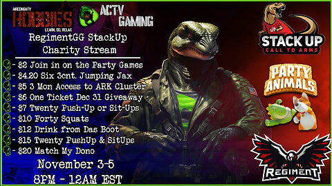 StackUp Charity Event - Let's Party Like Animals! - Play w/Donors