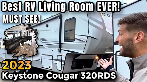 2023 Keystone Cougar 320RDS | Best RV Living Room EVER & Under 40ft!