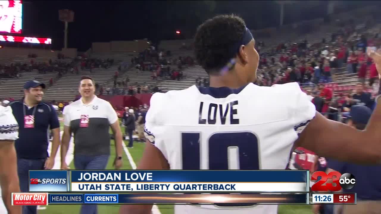 Jordan Love shines in game versus Fresno State