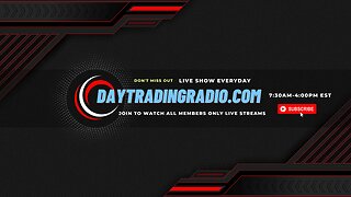 Back from Vacation let's make some money Live With DayTrading Radio
