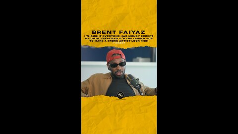 #brentfaiyaz it’s the labels job to make a broke artist look rich. 🎥 @intervalpresents