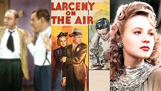 LARCENY ON THE AIR (1937) Robert Livingston & Grace Bradley | Action, Crime, Drama | B&W