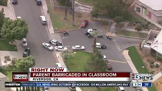 CA Elementary school evacuated after parent barricaded in classroom