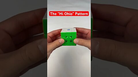 How to make the “Hi Ohio” Pattern on a Rubik’s Cube… #shorts #cubing #ohio