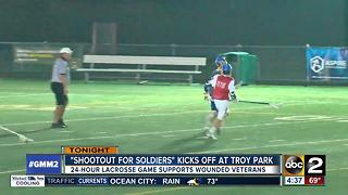 Lacrosse fundraiser for wounded vets starts Tuesday night