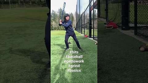 Morpheus at the bat! #baseball #fundamentals #baseballlife #littleleague #battingpractice #hits