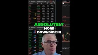 Stock Market Warning! Impending Downside and Weakening Big Companies