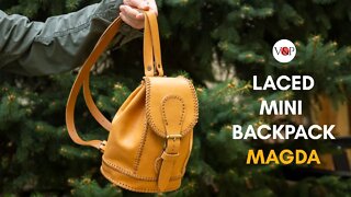 Mini Backpack Magda, Video Tutorial (link to PDF Pattern in Description)