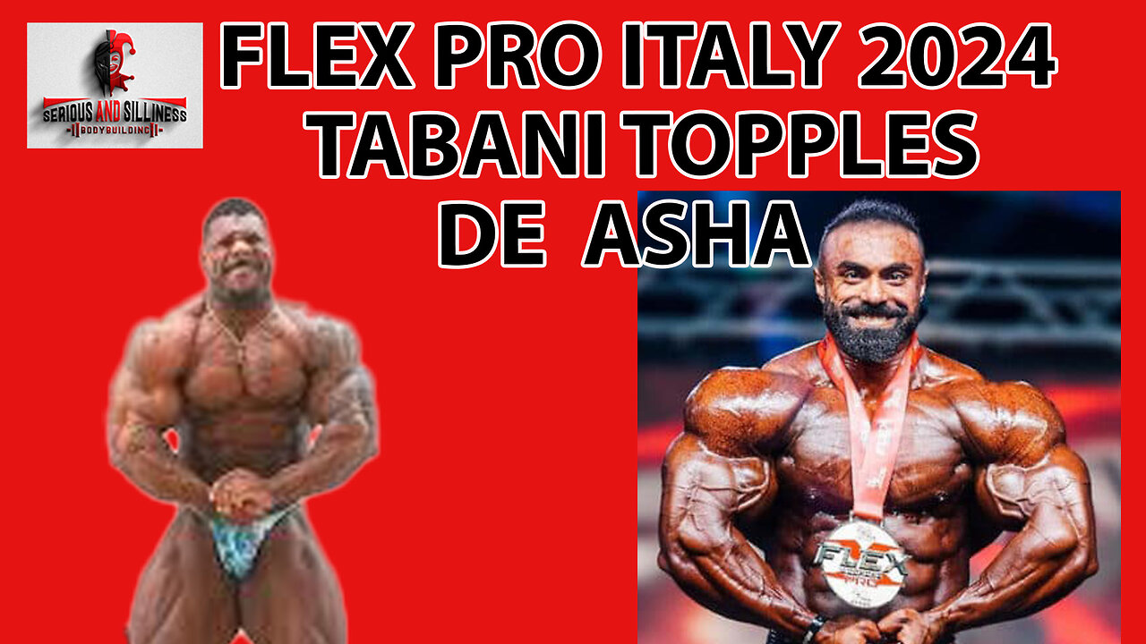 FLEX PRO ITALY 2024 IFBB Pro Bodybuilding Competition Tabani Muscles