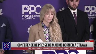 CONFÉRENCE DE PRESSE DE MAXIME BERNIER À OTTAWA - 22 AVRIL 2022
