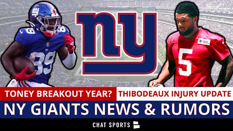 MAJOR Giants News on Kayvon Thibodeaux INJURY UPDATE + Kadarius Toney Breakout Season?
