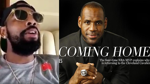 Kyrie Irving Sings "I'm Coming Home" to TROLL LeBron James