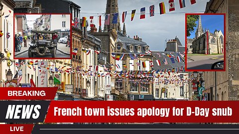 French Town Apologizes for Omitting Union Jack in D-Day Celebration | News Today | UK |