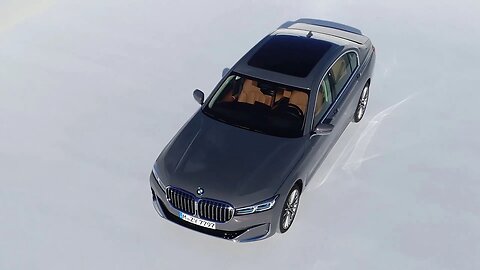 Exterior view NEW BMW 7-series in detail studio setting