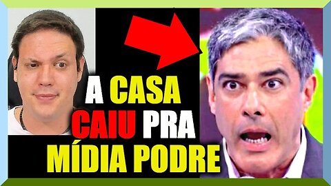 A CASA CAIU pra MÍDIA PODRE