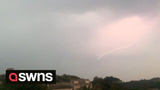 Isles of Scilly hit with thunder and lightning as temperatures soar to record highs