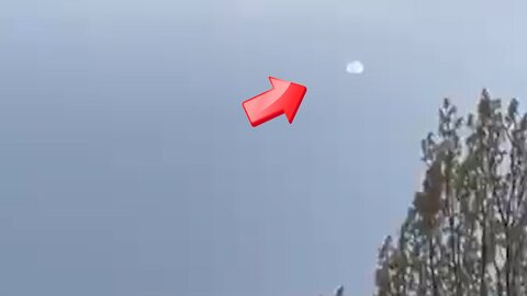 Fast UFO near cloudy sky above [Space]