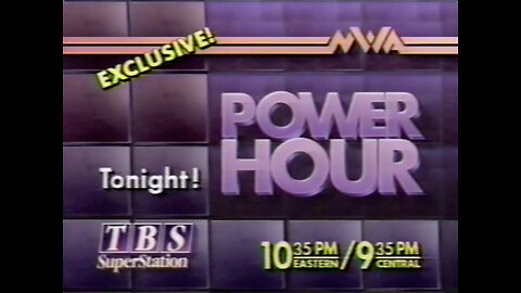 NWA Wrestling Power Hour TBS Promo 1989 and Clash of Champions IX New York Knockout