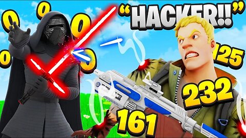 I Stream Sniped Him With Lightsabers - Fortnite