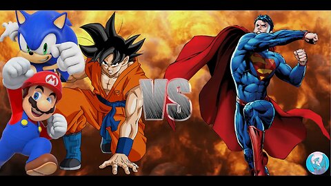 MUGEN - Request - Goku, Mario and Sonic VS Superman - See Description