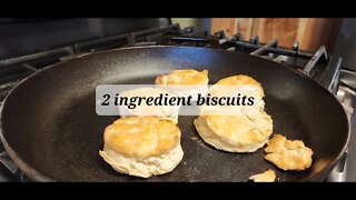 Special request from Olivia 2 ingredient biscuits
