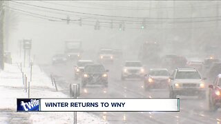Winter returns and reminds WNY how challenging winter driving can be