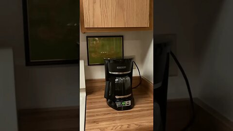 Black and Decker Coffee ☕️ Pot Percolating Timelapse