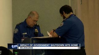 Milwaukee travelers not impacted by shutdown; restaurant offers meals for feds