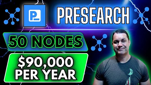 Unlocking $90,000/Year Potential: My Presearch Nodes Strategy for Massive Passive Income 🚀