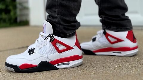 I Hated These Until... UPCOMING Air Jordan 4 RED CEMENT ON FOOT REVIEW