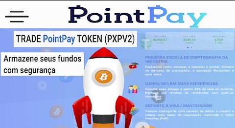【Carteira POINTPAY】Ganhe Juros composto com o Token PXP | Banco com base em blockchain | Renda Extra