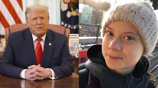 Greta Thunberg Totally Roasted Trump As He Left The White House For The Last Time