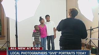 Local photographers 'give' portraits to people in need