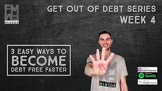 3 Easy Ways to Become Debt Free Faster | Get Out Of Debt Series: Step 4 | The Financial Mirror