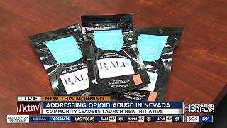 Fighting opioid abuse: Las Vegas leaders hand out at-home bags to easily dispose prescription pills