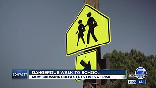 Parents want help with dangerous school crossing on West Colfax