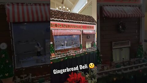 Disney's Boardwalk Gingerbread Deli. This Is Pretty Awesome.