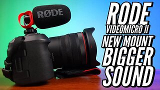 New Rode VideoMicro II On Camera Microphone | New Mount Bigger Sound Still A Great Deal