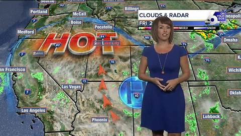 Hot, dry conditions persist for the next week