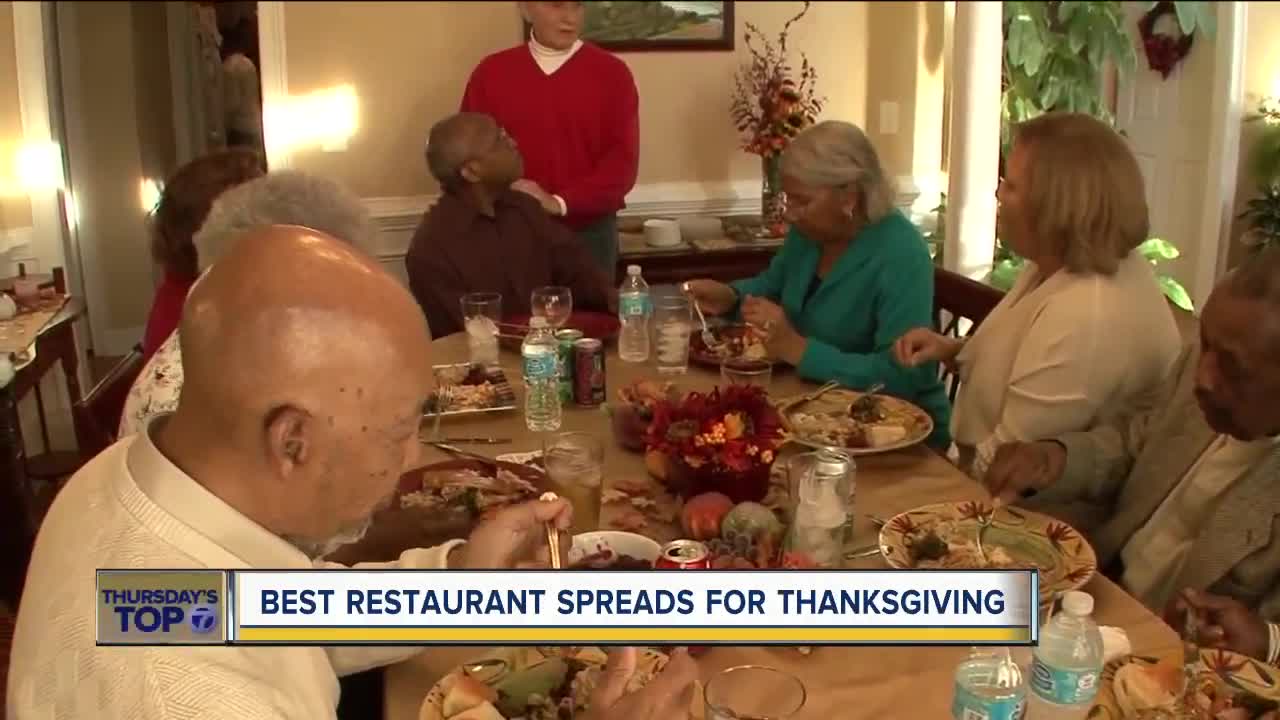 Top 7 restaurant spreads for Thanksgiving in metro Detroit