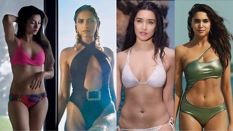 Bollywood actress bikini hot compilation | indian actress bikini compilation | Bikini feast part 7