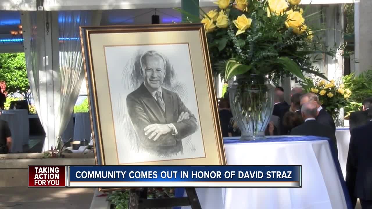 Community comes out in honor of David Straz