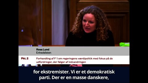 Dansk Folkeparti's Skaarup udpeger helt rigtigt Enhedslisten som det mest ekstremistiske parti i DK.