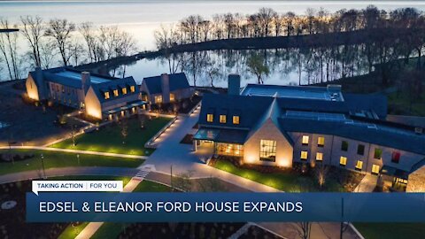Edsel & Eleanor Ford House expands