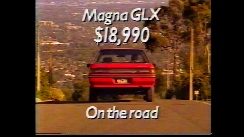 TVC - Mitsubishi Magna GLX - Adelaide (1989)