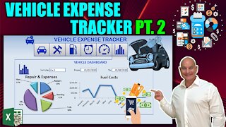 Track Expenses, Fuel, Mileage AND Reminders in this Amazing Excel Vehicle Expense Tracker [Part 2]