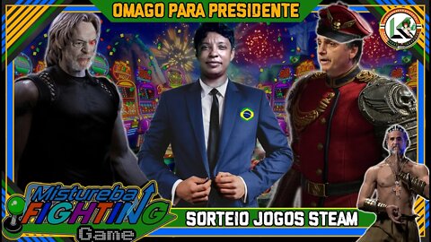 MISTUREBA FIGHTING #sorteio jogos steam #eleições2022 kkk #LIVE 410