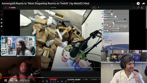 Reacting to Asmongold reacting to Penguinz0 on - "Most Disgusting Rooms on Twitch"