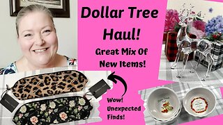 Dollar Tree Haul ~ Unexpected Finds! ~ Great Mix of New Items ~ Grab Them Before There Gone!